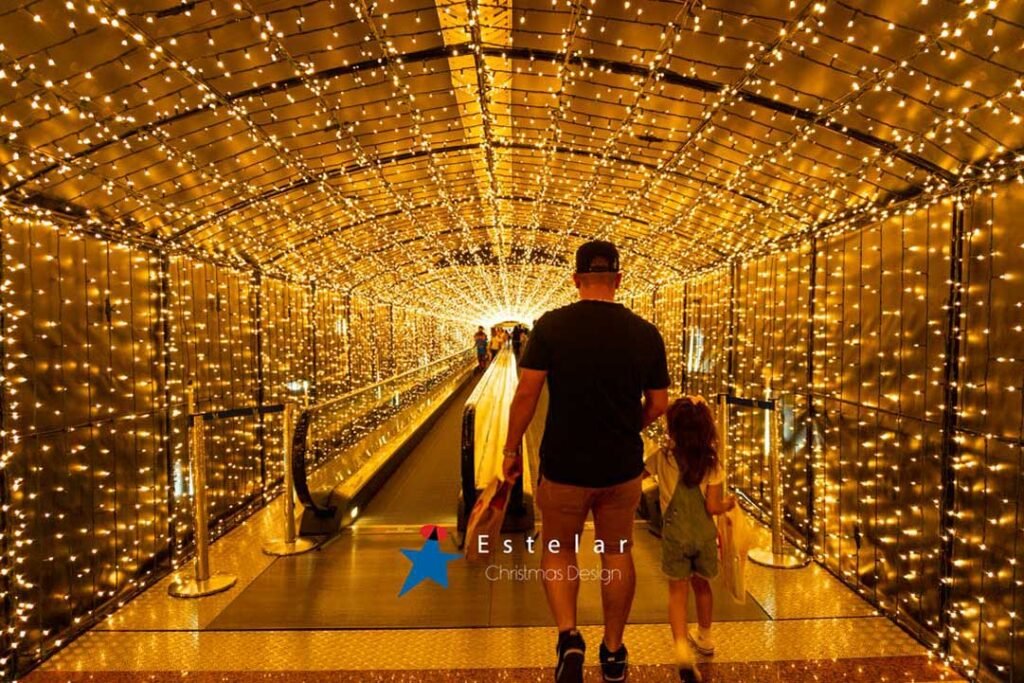 decoração de natal instagramável para shopping