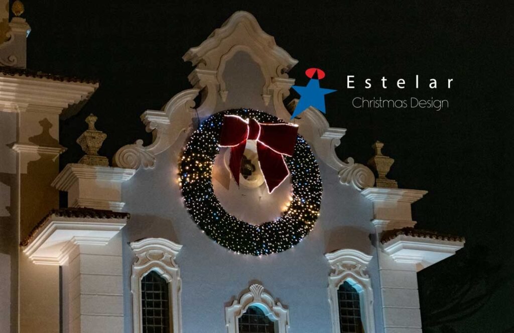 Guirlandas iluminadas para fachadas